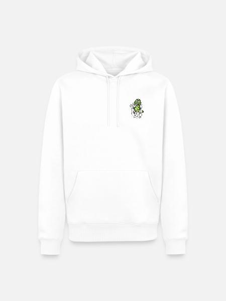 Mad_Caterpillar - Männer Premium Bio Hoodie - Weiß