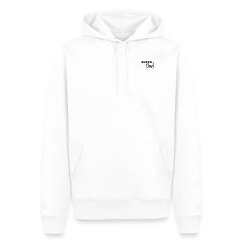 Super Dad - Männer Premium Bio Hoodie - Weiß - Vorne - Nico (187cm)