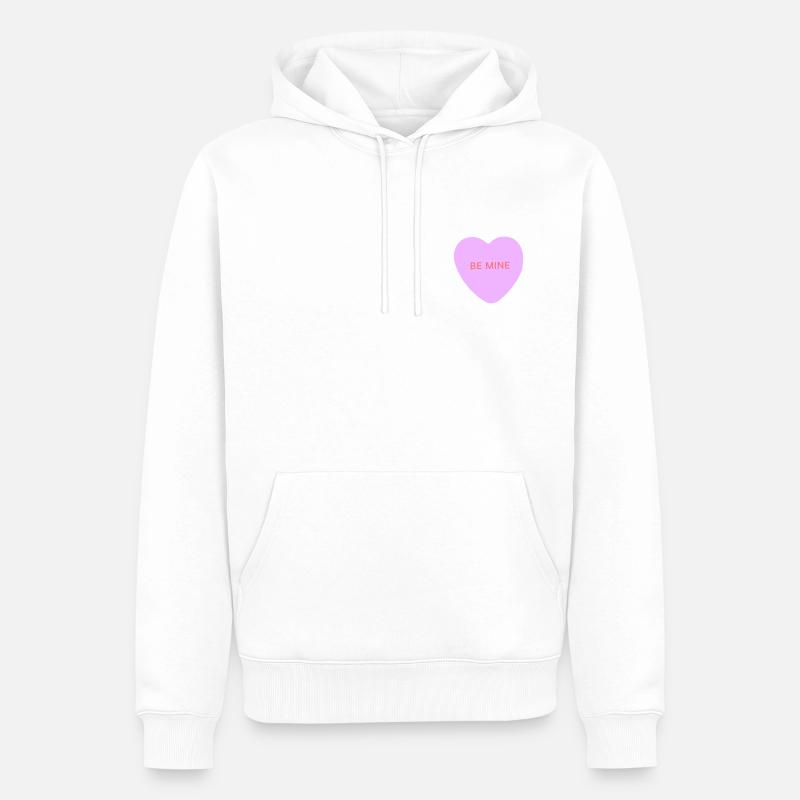 Sois mon amour Cœur - Sweat à capuche Premium bio Homme - blanc