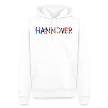 Hannover - Sweat à capuche Premium bio Homme - blanc - Devant - Nico (187cm)