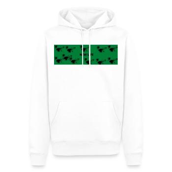 NEW LIFE 16 - Sweat à capuche Premium bio Homme - blanc - Devant - Nico (187cm)