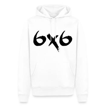 6x6 - SUV - ALL WHEEL - Men’s Premium Organic Hoodie - white - Front - Nico (187cm)