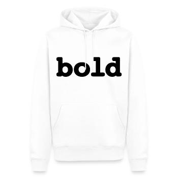 Audacieux brave brave cadeau amusant - Sweat à capuche Premium bio Homme - blanc - Devant - Nico (187cm)