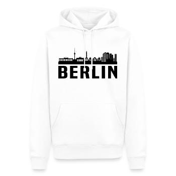 Berlin skyline berlin - Männer Premium Bio Hoodie - Weiß - Vorne - Nico (187cm)