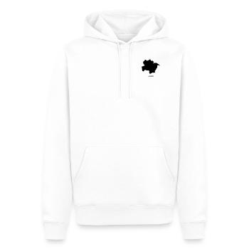 Hamm - Männer Premium Bio Hoodie - Weiß - Vorne - Nico (187cm)