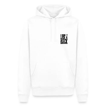 I don´t give a duck - Männer Premium Bio Hoodie - Weiß - Vorne - Nico (187cm)