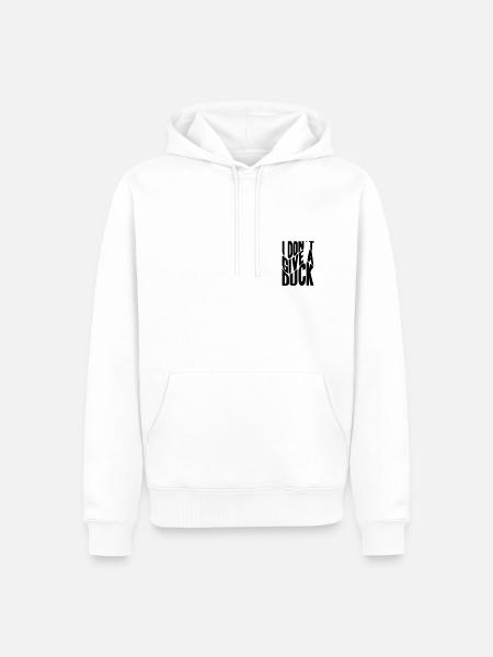 I don´t give a duck - Männer Premium Bio Hoodie - Weiß