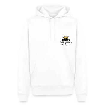 Papas Prinzessin - Männer Premium Bio Hoodie - Weiß - Vorne - Nico (187cm)