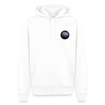 Zodiaque - Lion - Univers - Sweat à capuche Premium bio Homme - blanc - Devant - Nico (187cm)
