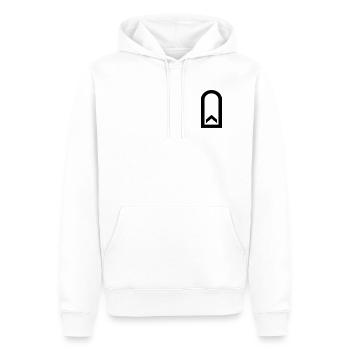 Feldwebel Dienstgrad - Männer Premium Bio Hoodie - Weiß - Vorne - Nico (187cm)