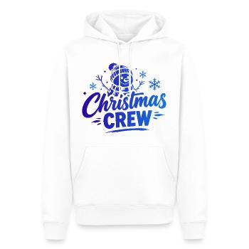 Christmas Crew Schneemann - Männer Premium Bio Hoodie - Weiß - Vorne - Nico (187cm)