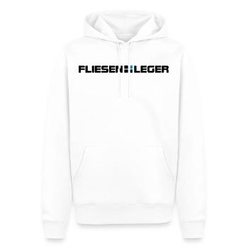 fliesenleger, fliesen, handwerker - Männer Premium Bio Hoodie - Weiß - Vorne - Nico (187cm)