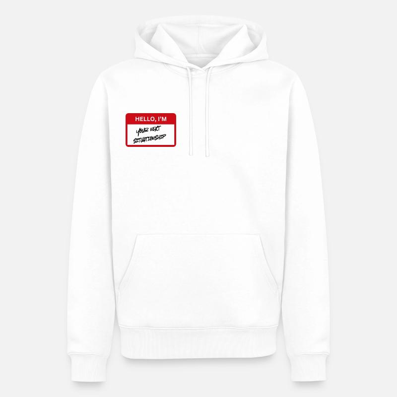 Rencontres 2024 être comme - Sweat à capuche Premium bio Homme - blanc
