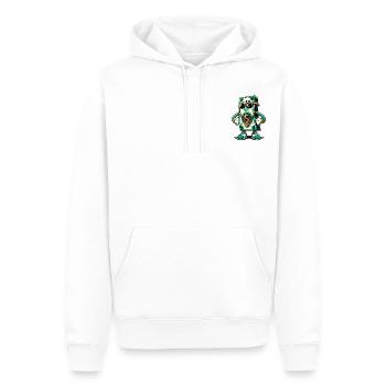 Dollar Swag - Männer Premium Bio Hoodie - Weiß - Vorne - Nico (187cm)
