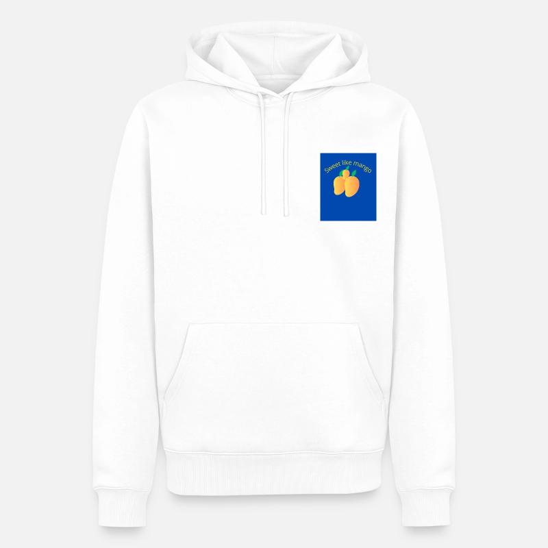 Sweet like mango - Sweat à capuche Premium bio Homme - blanc
