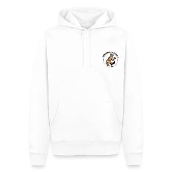 Phénoménal, le Chacal - Sweat à capuche Premium bio Homme - blanc - Devant - Nico (187cm)