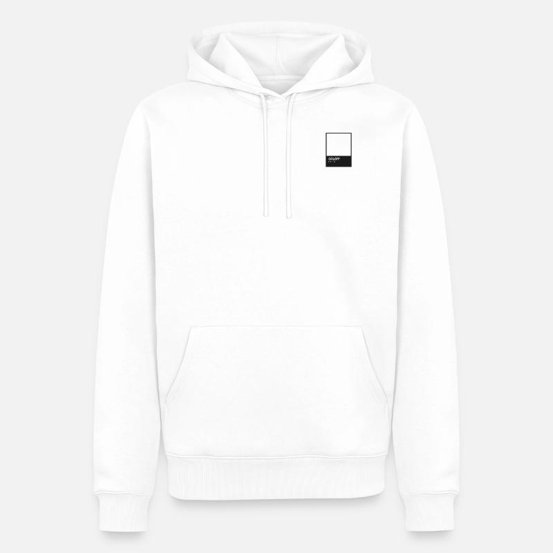Farbe Weiß - Männer Premium Bio Hoodie - Weiß
