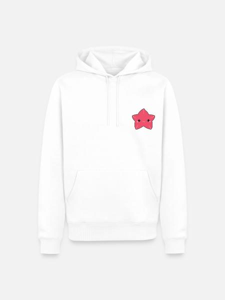 Melli der Seestern - Männer Premium Bio Hoodie - Weiß
