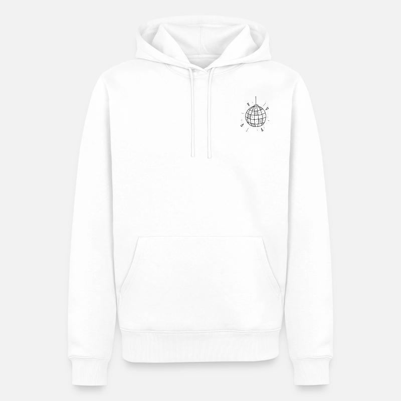 Dancer Dancer Disco Ball Gift Idea - Men’s Premium Organic Hoodie - white
