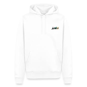 Tamilan Da: Stolz & Identität - Männer Premium Bio Hoodie - Weiß - Vorne - Nico (187cm)