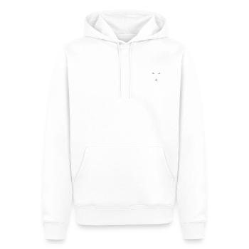 Fuchs Origami - Männer Premium Bio Hoodie - Weiß - Vorne - Nico (187cm)