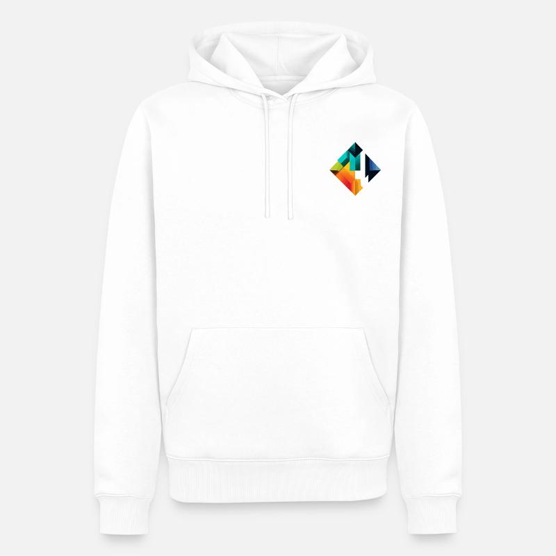 LOVE DANCING - Statement-Piece V2 - Männer Premium Bio Hoodie - Weiß