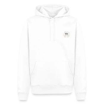 TB Groups Vers.3.0 - Männer Premium Bio Hoodie - Weiß - Vorne - Nico (187cm)