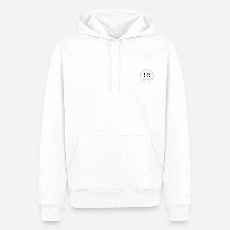 TB Groups Vers.3.0 - Männer Premium Bio Hoodie - Weiß