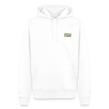 Let's fish - Men’s Premium Organic Hoodie - white - Front - Nico (187cm)