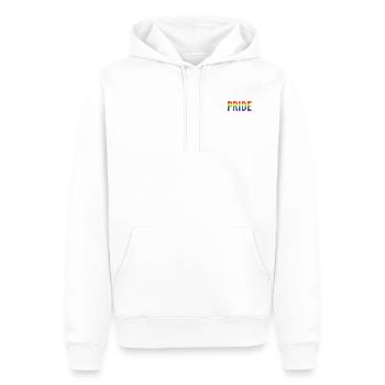 Pride: LGBTQ+ Flag - Männer Premium Bio Hoodie - Weiß - Vorne - Nico (187cm)