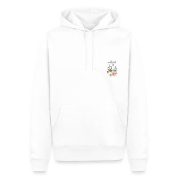 Addicted to Paris - Männer Premium Bio Hoodie - Weiß - Vorne - Nico (187cm)