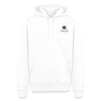 Tulip Barista LatteArt coffee espresso machine - Men’s Premium Organic Hoodie - white - Front - Nico (187cm)