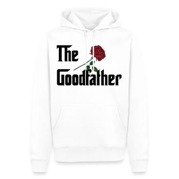 The Goodfather Meilleur papa - Sweat à capuche Premium bio Homme - blanc - Devant - Nico (187cm)