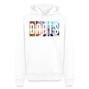 Darts Dart Darten Dartscheibe Geschenk - Männer Premium Bio Hoodie - Weiß - Vorne - Nico (187cm)