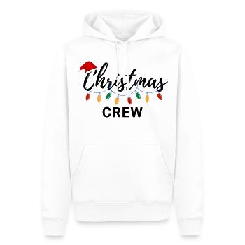Weihnachts-Crew - Männer Premium Bio Hoodie - Weiß - Vorne - Nico (187cm)