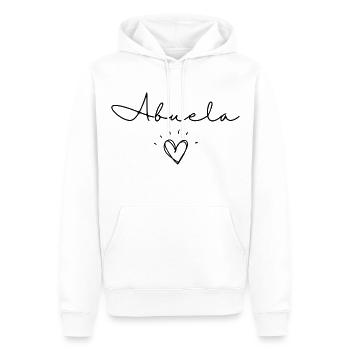 Abuela. Abuela Geschenk - Männer Premium Bio Hoodie - Weiß - Vorne - Nico (187cm)