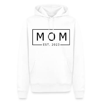 MOM 2023 - Men’s Premium Organic Hoodie - white - Front - Nico (187cm)