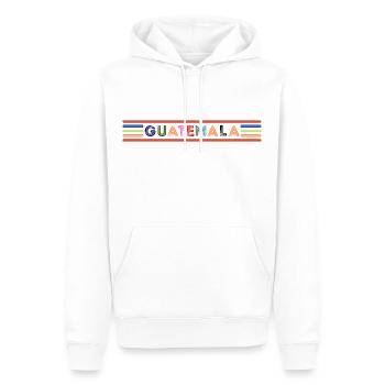 Guatemala - Sweat à capuche Premium bio Homme - blanc - Devant - Nico (187cm)