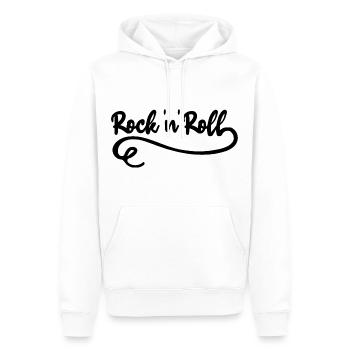 Rock 'n' Roll Hardrock Musik Rocker - Männer Premium Bio Hoodie - Weiß - Vorne - Nico (187cm)