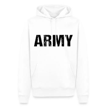Army Soldaten Militär Vintage - Männer Premium Bio Hoodie - Weiß - Vorne - Nico (187cm)