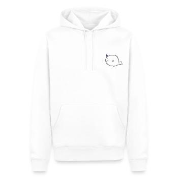 Narwal Rainbow Einhorn - Männer Premium Bio Hoodie - Weiß - Vorne - Nico (187cm)
