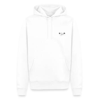 Austria Traveller - Männer Premium Bio Hoodie - Weiß - Vorne - Nico (187cm)