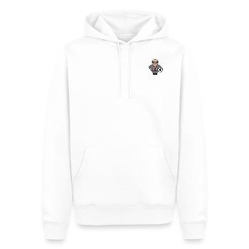 Heinrich der Manager - Männer Premium Bio Hoodie - Weiß - Vorne - Nico (187cm)