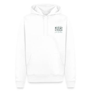 Winterschlaf - Männer Premium Bio Hoodie - Weiß - Vorne - Nico (187cm)
