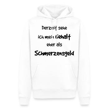 Arbeit Job Kollegen Spruch lustig Geschenkidee - Männer Premium Bio Hoodie - Weiß - Vorne - Nico (187cm)