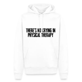 There's No Crying In Physical Therapy 3 - Männer Premium Bio Hoodie - Weiß - Vorne - Nico (187cm)