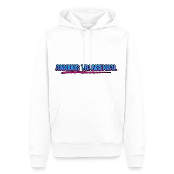 Anxious Transexual 4 - Men’s Premium Organic Hoodie - white - Front - Nico (187cm)
