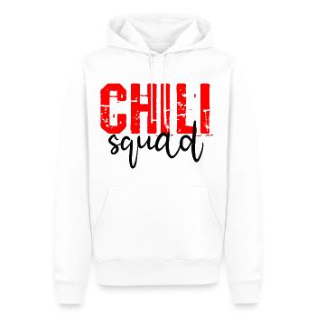 Chili Squad 4 - Sweat à capuche Premium bio Homme - blanc - Devant - Nico (187cm)