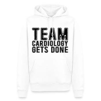 Team Cardiology Gets Done - Männer Premium Bio Hoodie - Weiß - Vorne - Nico (187cm)