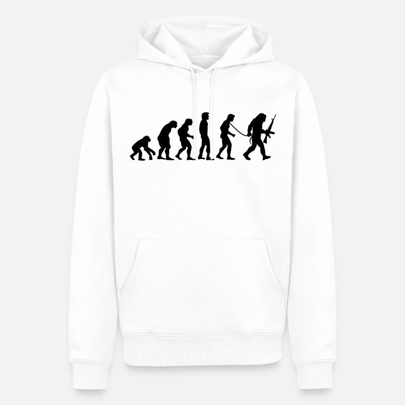 Affen_ (R) évolution - Sweat à capuche Premium bio Homme - undefined